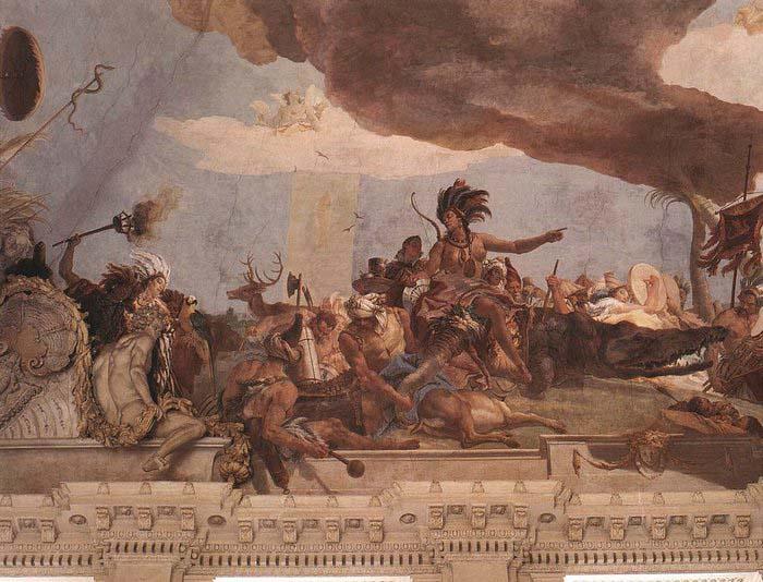 Giovanni Battista Tiepolo Apollo and the Continents Sweden oil painting art